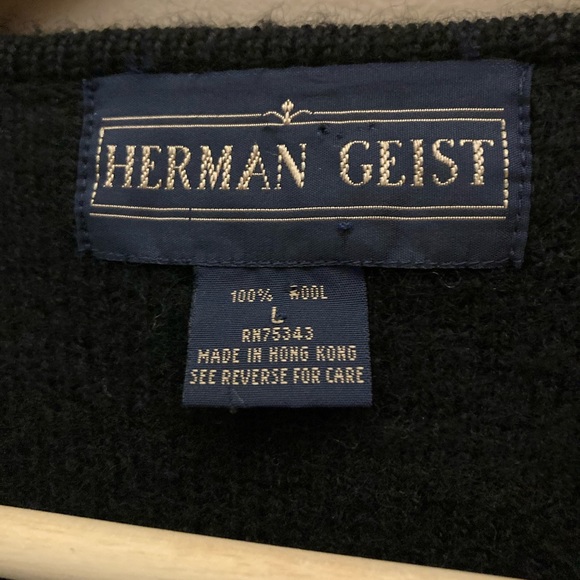Herman Geist grandpa sleeveless wool jacket - Picture 2 of 5